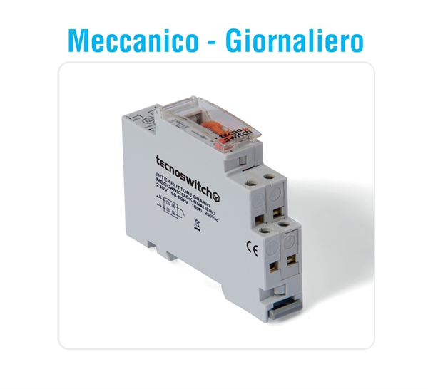 Interruttore Orario Meccanico Giornaliero 1 modulo