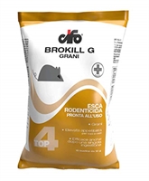 Esca rodenticida Brokill in grani pronta all'uso 150g