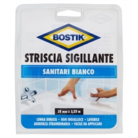 Striscia Sigillante Per Sanitari Bianca 13mm - 3,35Metri