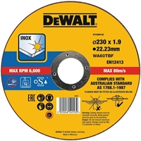 Disco da taglio per ferro e calcestruzzo DeWalt 230x1,9x22,23mm DT43909